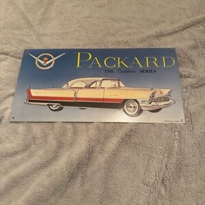 Packard Caribbean Series Tin Sign 8x12 AAA Sign Co. Metal Garage Decor Car Art